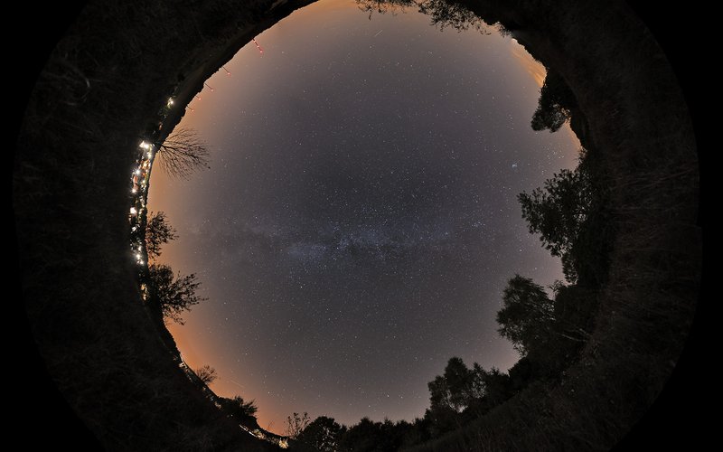 Blick auf den Sternenhimmel Blick auf den Sternenhimmel