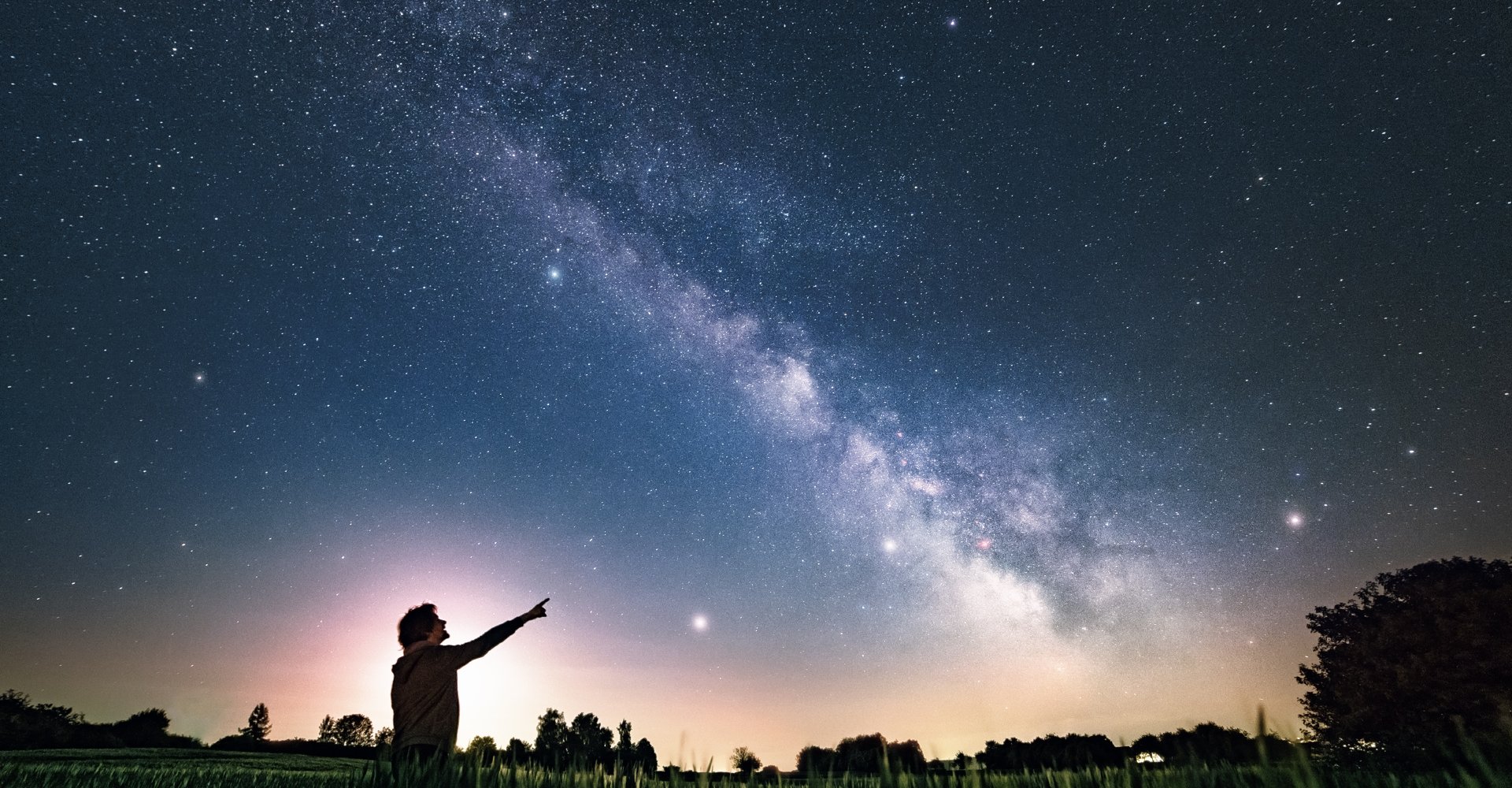 Nachthimmel über dem Sankt Wendeler Land