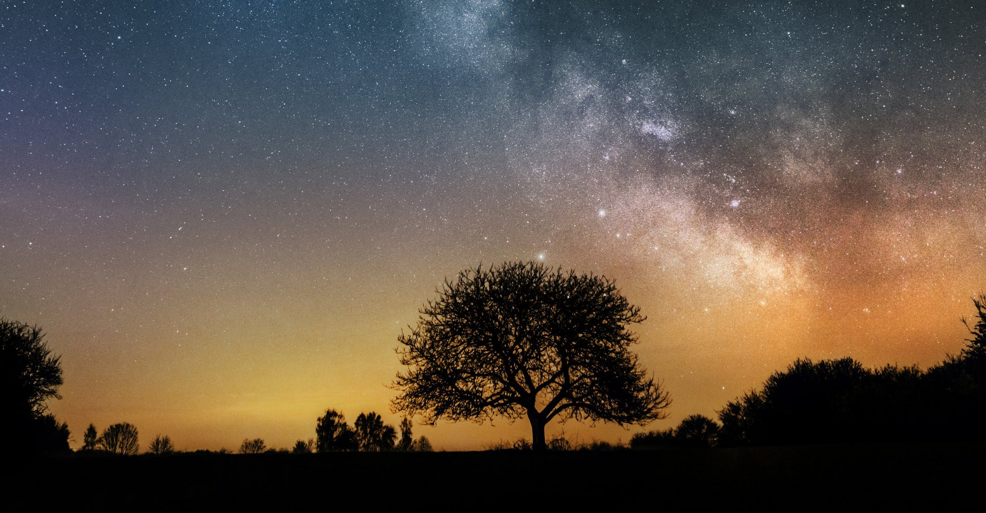 Nachthimmel über dem Sankt Wendeler Land